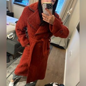 VTG Max Mara Donegal Design Mohair Wool Coat xs-s